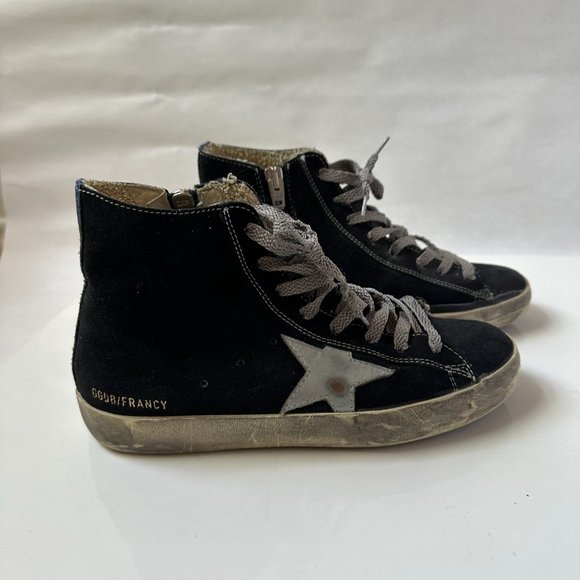 Golden Goose Womens  Francy High Top Sneakers, size 36 - Picture 3 of 7